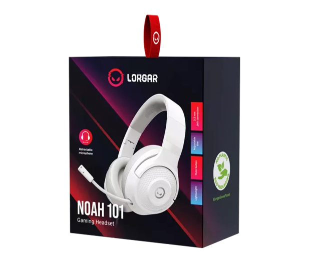 Lorgar Noah 101 Białe LRG-GHS101W - 1345860 - zdjęcie 6